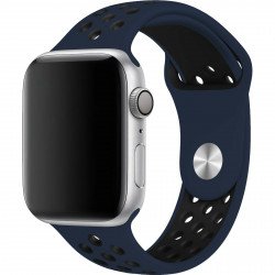 Breathable Sport Strap Wristband Replacement for Apple Watch Series Ultra/9/8/7/6/5/4/3/2/1/SE - 49MM/45MM/44MM/42MM (NavyBlue Black) Breathable Sport Strap Wristband Replacement for Apple Watch Series Ultra/9/8/7/6/5/4/3/2/1/SE - 49MM/45MM/44MM/42MM (NavyBlue Black)